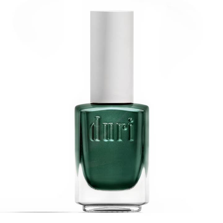 Sharing Is Caring, Dark Green Shimmer Nail Polish for wholesale by Duri Cosmetics