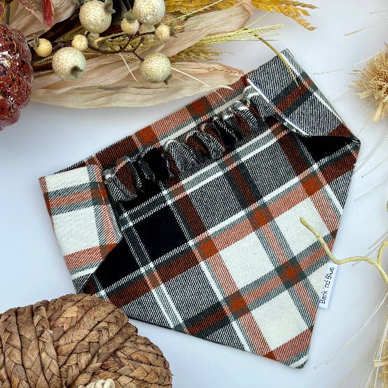Bark ‘nd Blue - Wholesale Pet Bandana - Dog - Autumn Scrunchie Bandana