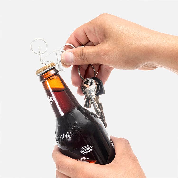 Kikkerland Design Inc - Wholesale Keychain - Unisex - Bike Key Ring and Bottle Opener2
