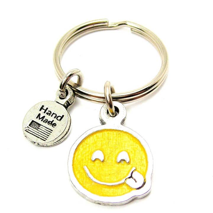 Chubby Chico Charms - Venta al por mayor Llavero - Mujer - Llavero Emoji pintado a mano