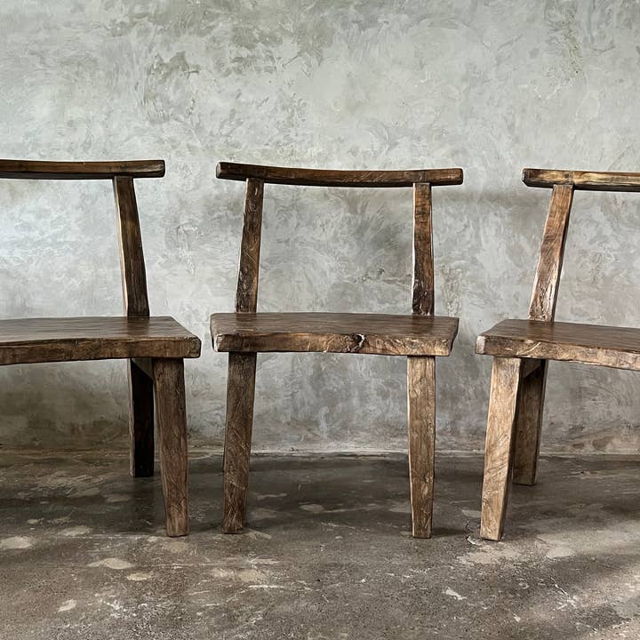 Office Objets – wholesale Chair – Large chair or armchair in antique teak H84 L6079