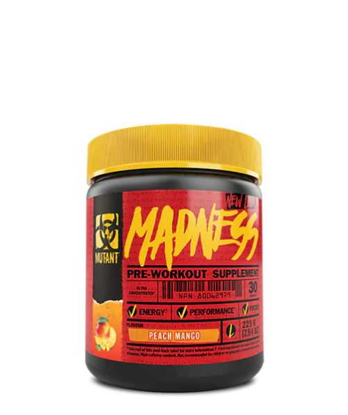 Super Nutritions Limited - Wholesale Protein/Superfood Powder - MUTANT MADNESS 225G Pre-Workout 30 servings2