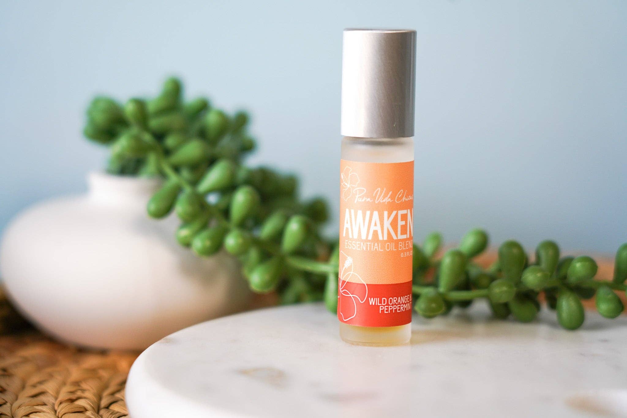 Pura Vida Chicas – Großhandel Aromaöl-Roll-on – Erwecken Aromatherapie-Roller0