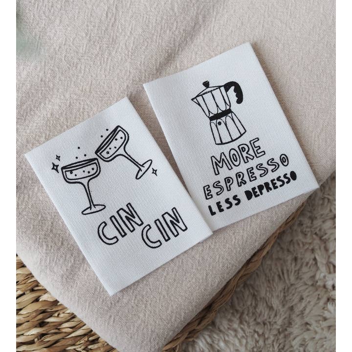 Paul und Clara - Wholesale Craft Supplies - XXL cotton label *cin cin*1