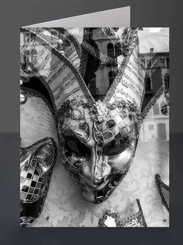 Venedig Kunstwerk 315-19 sw / Grußkarte für den Großhandel von Eliot Siegel & The British Art Gallery