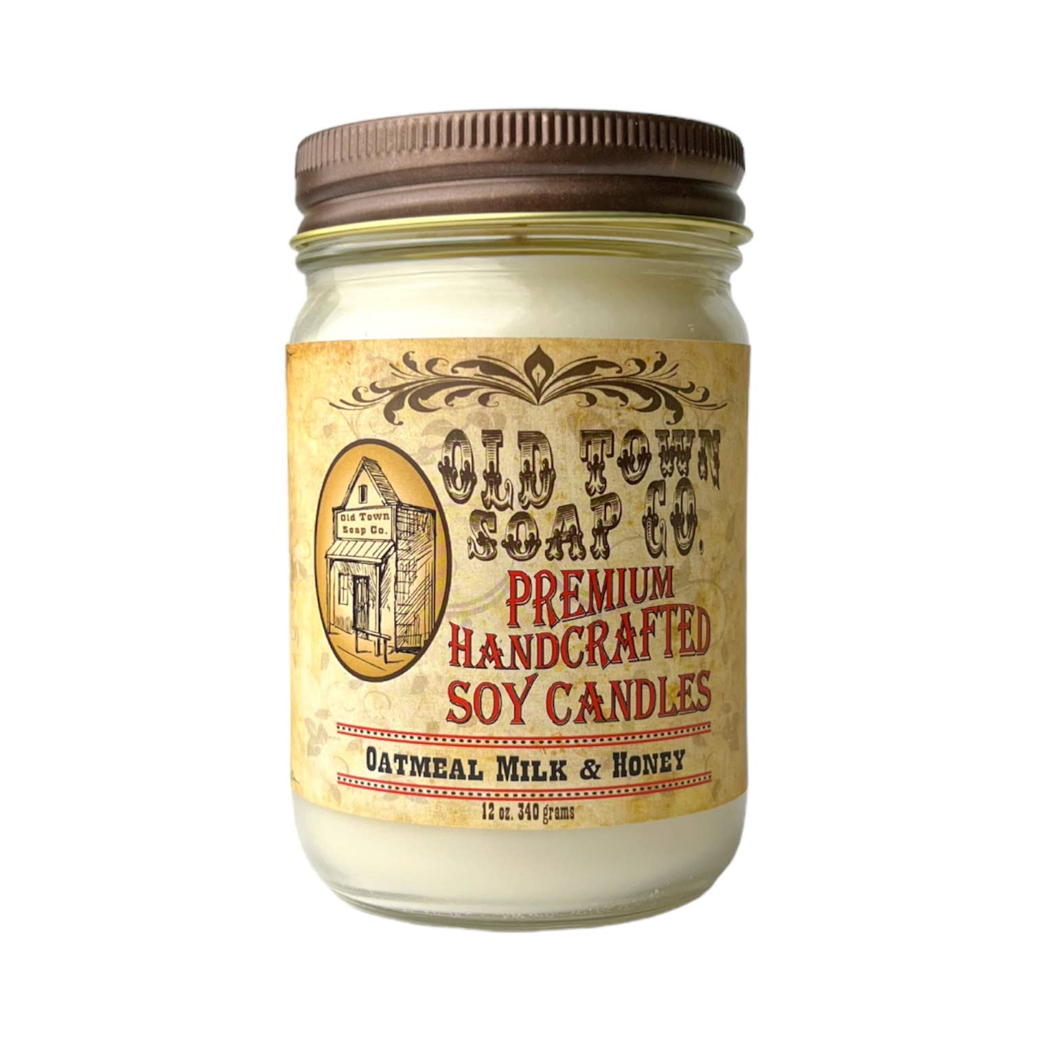 Old Town Soap Co. - Wholesale Jar/Filled Candle - 12oz. Candles - Premium Candles for your Home14