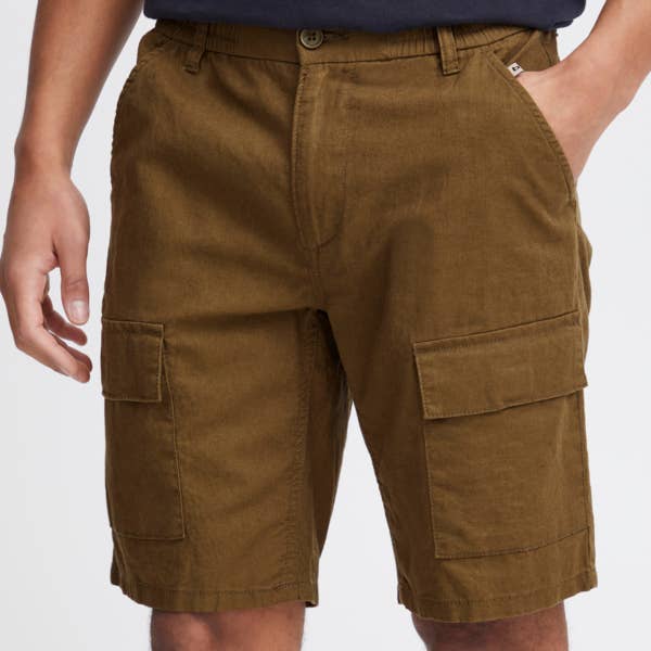 Cotton Linen Cargo Shorts for wholesale by Blend
