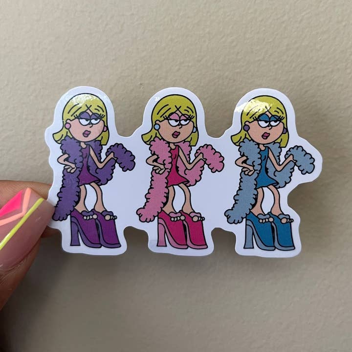 Little Lizzie Waterproof Sticker for wholesale by She Knows the Deal