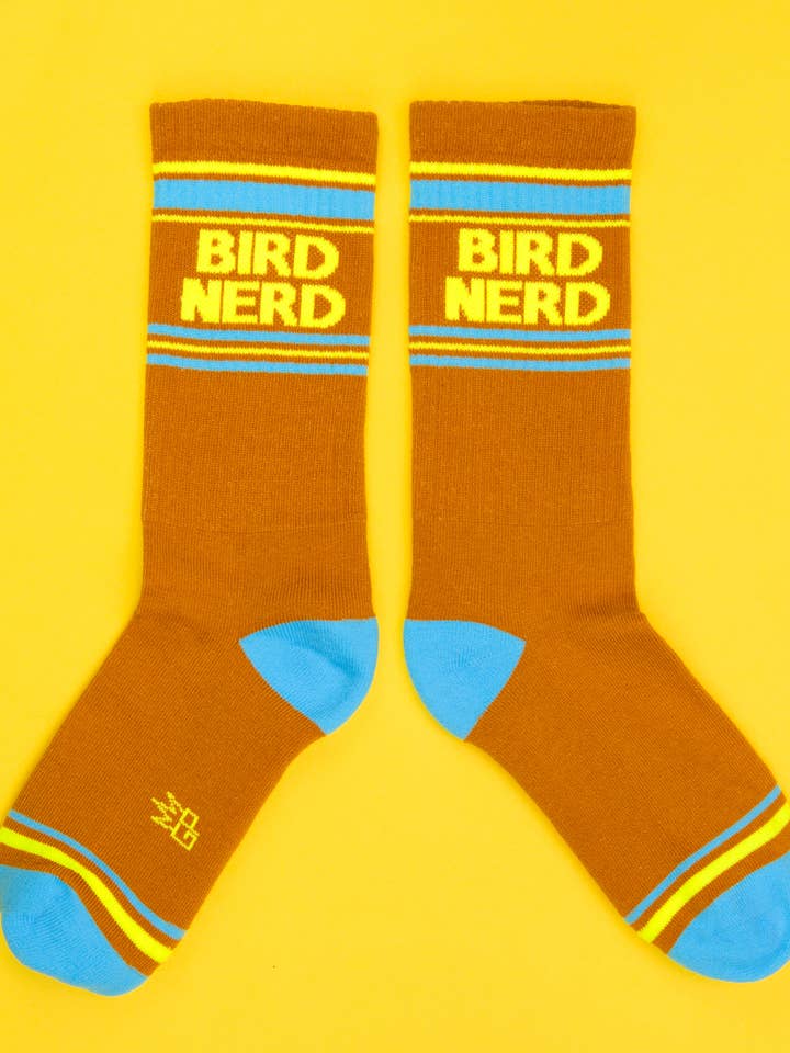 Gumball Poodle - Wholesale Socks - Unisex - Bird Nerd Gym Crew Socks4