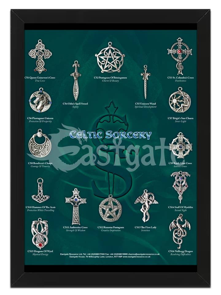 CELTIC SORCERY Pendants Starter Set with Display SSCSDB for wholesale by Starlinks Gifts