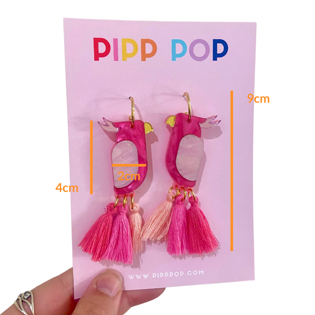 Pipp Pop - Wholesale Dangle Earrings - Pink Galah Dangles3