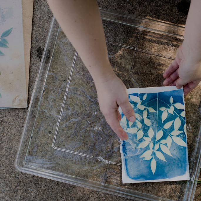 My Little Print Studio - Wholesale DIY craft kit - Cyanotype Printing Kit5