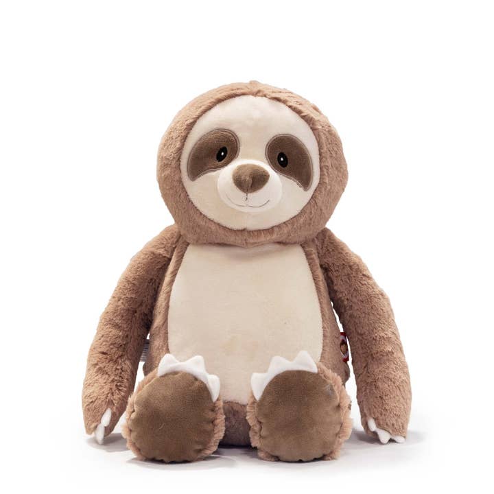 Sloth with removable stuffing pod for wholesale by Cubbies
