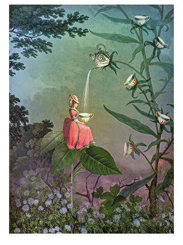 Green Tea - Artist: Catrin Welz-Stein - CD125 for wholesale by Masala Cards