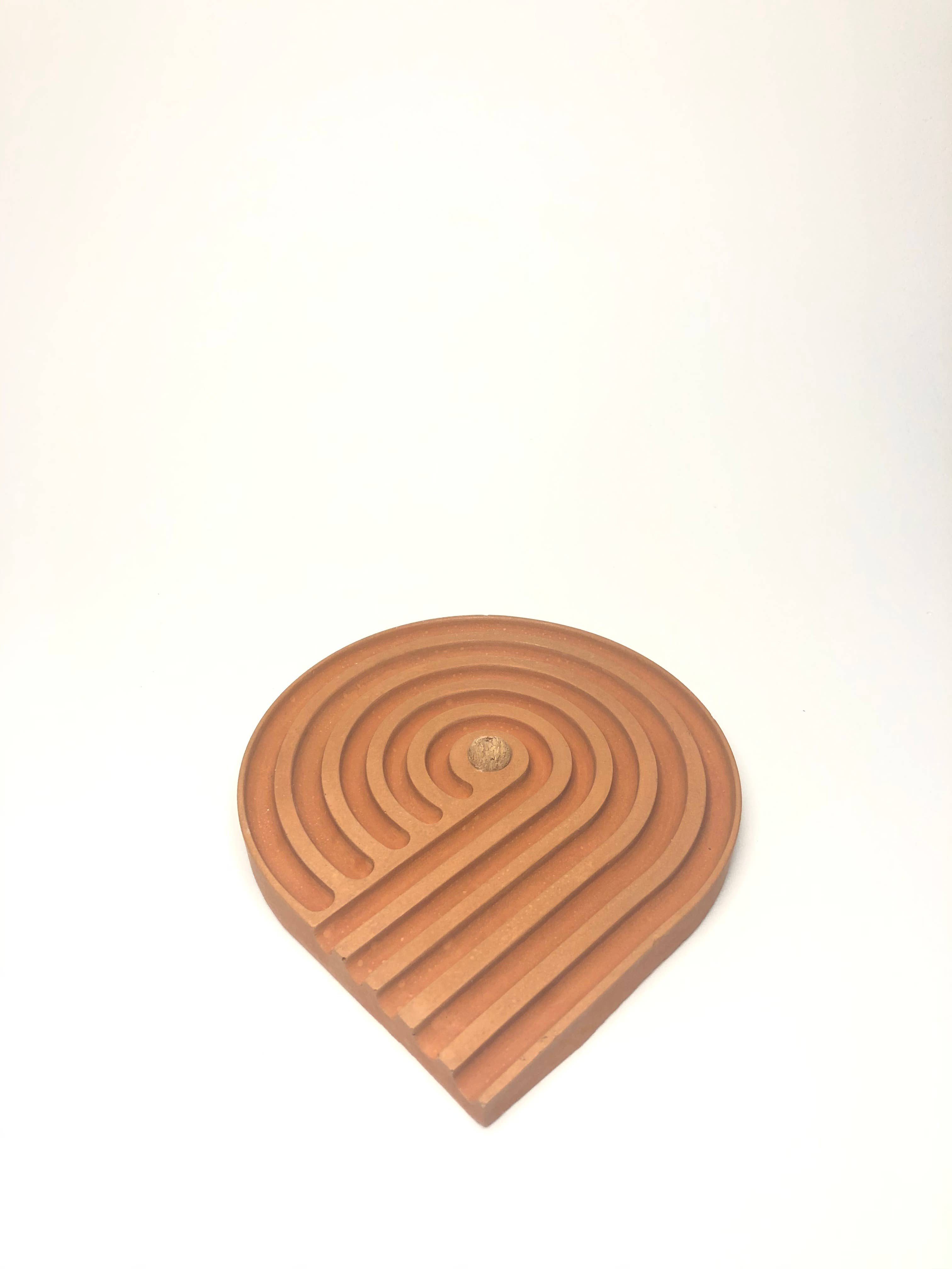 NATURAL BY HAGELSIEB - Wholesale Incense Holder - CONCRETE SPIRAL INCENSE HOLDER1