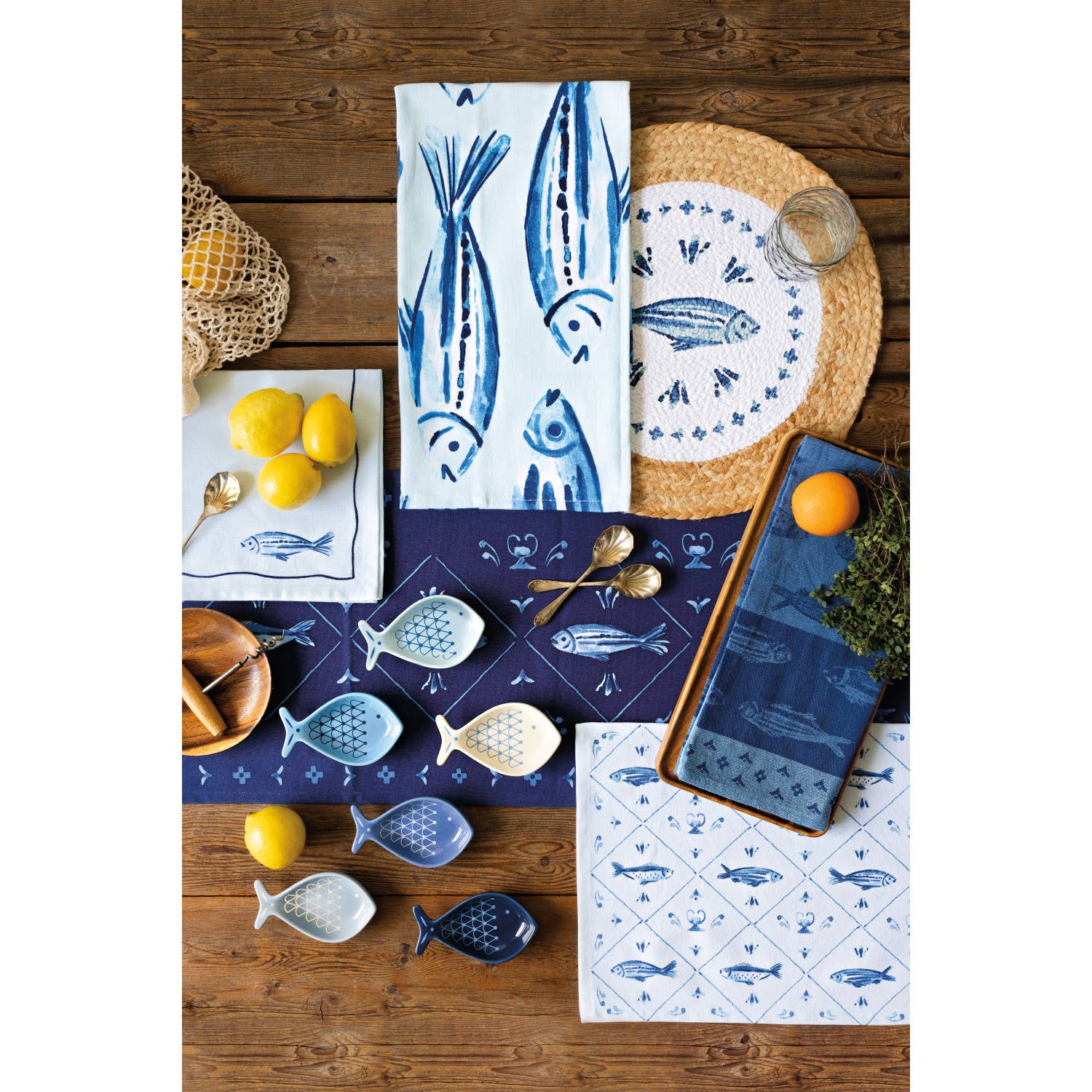 Now Designs by Danica - Wholesale Tea Towel - Aveiro Jacquard Dishtowel1