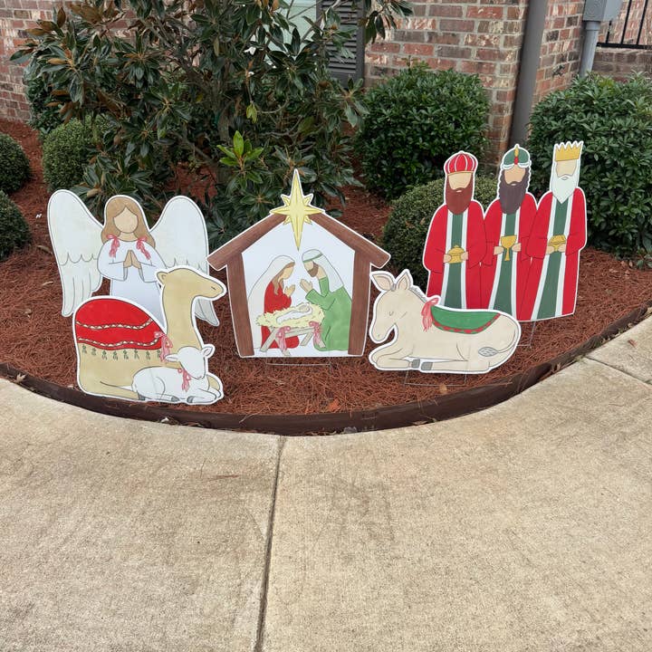 Oh holy night Nativity and other Purchase Wholesale nativity scene ornament. Free Returns & Net 60 Terms on Faire trending on Faire.