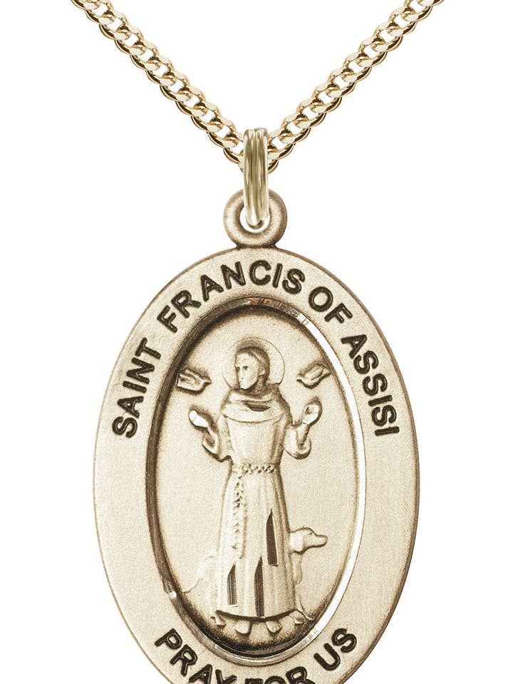Saint Francis of Assisi Pendant for wholesale by Tony’s Jewelry