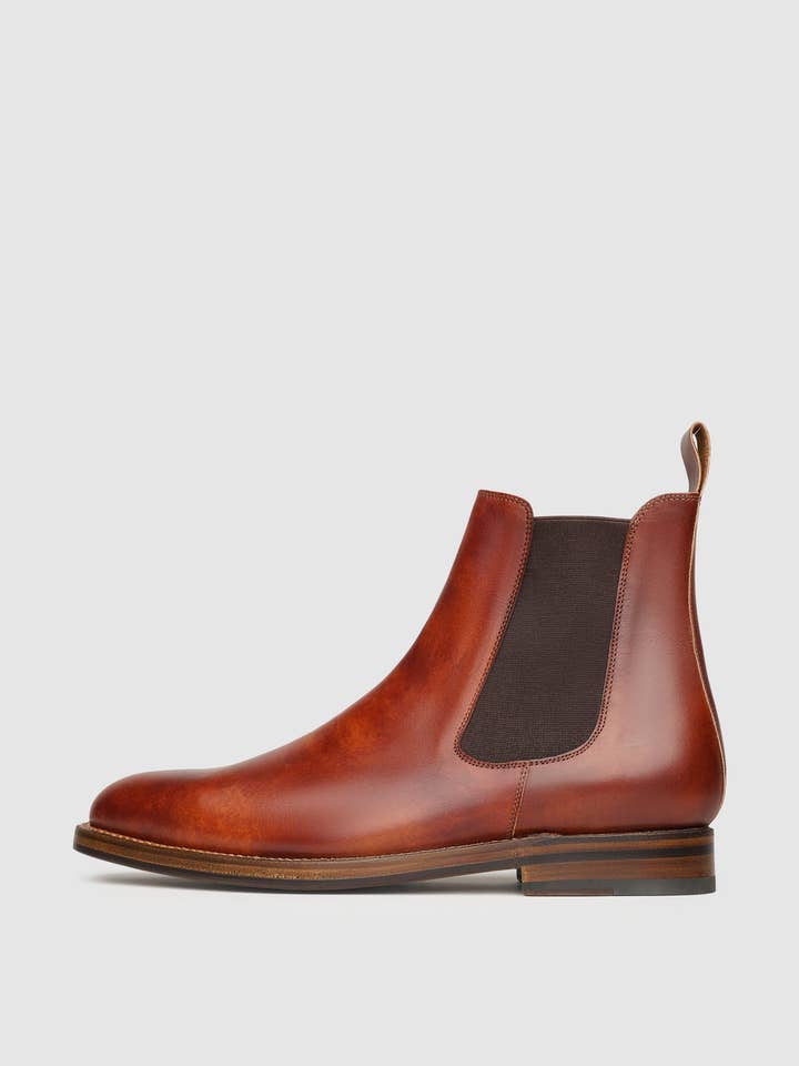 Lucerne Plain TC, Boots, Goodyear Welted, Calf Leather, Brown for wholesale by Heinrich Dinkelacker