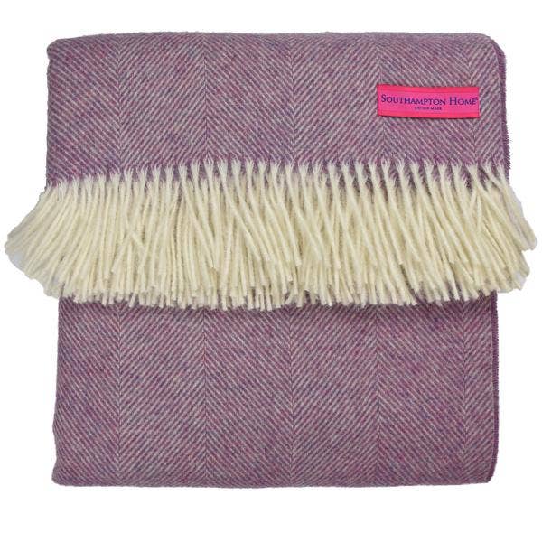 Prince of Scots - Wholesale Throw blanket - Southampton Home Shetland Lambswool Herringbone Throw18