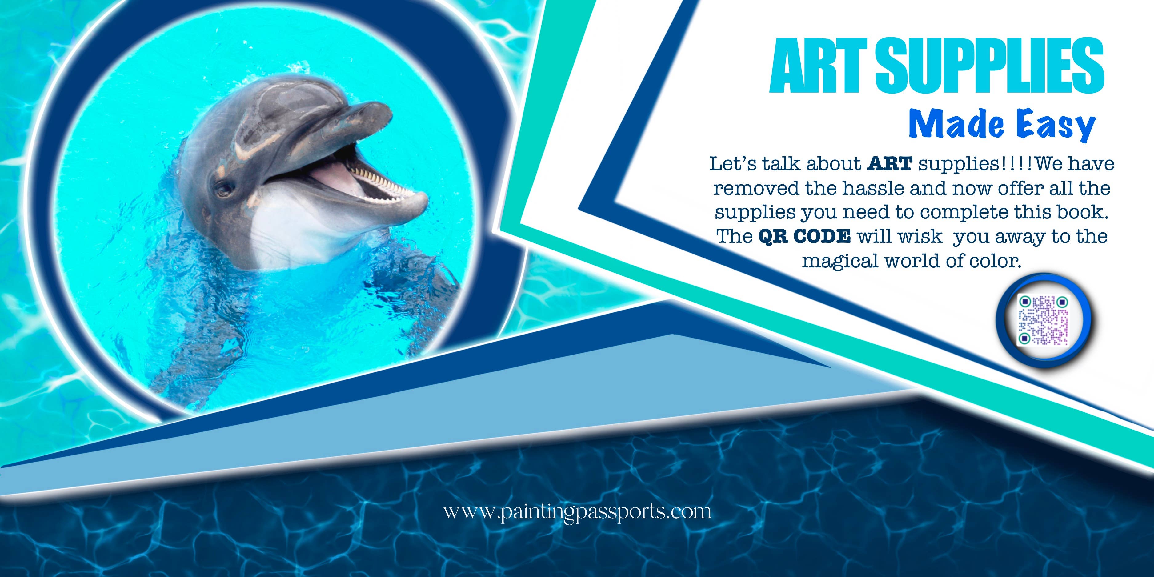 Love Kathleen Productions – Engroshandel Malebog - Børn og baby – Coloring Passport Dolphin Edition 1 Alder 5-1254