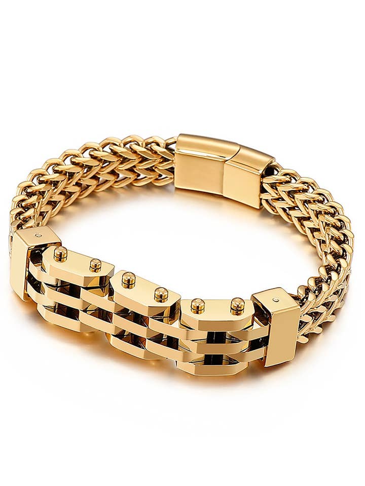 Lucas Titanium Bracelet for wholesale by Eye Candy Los Angeles