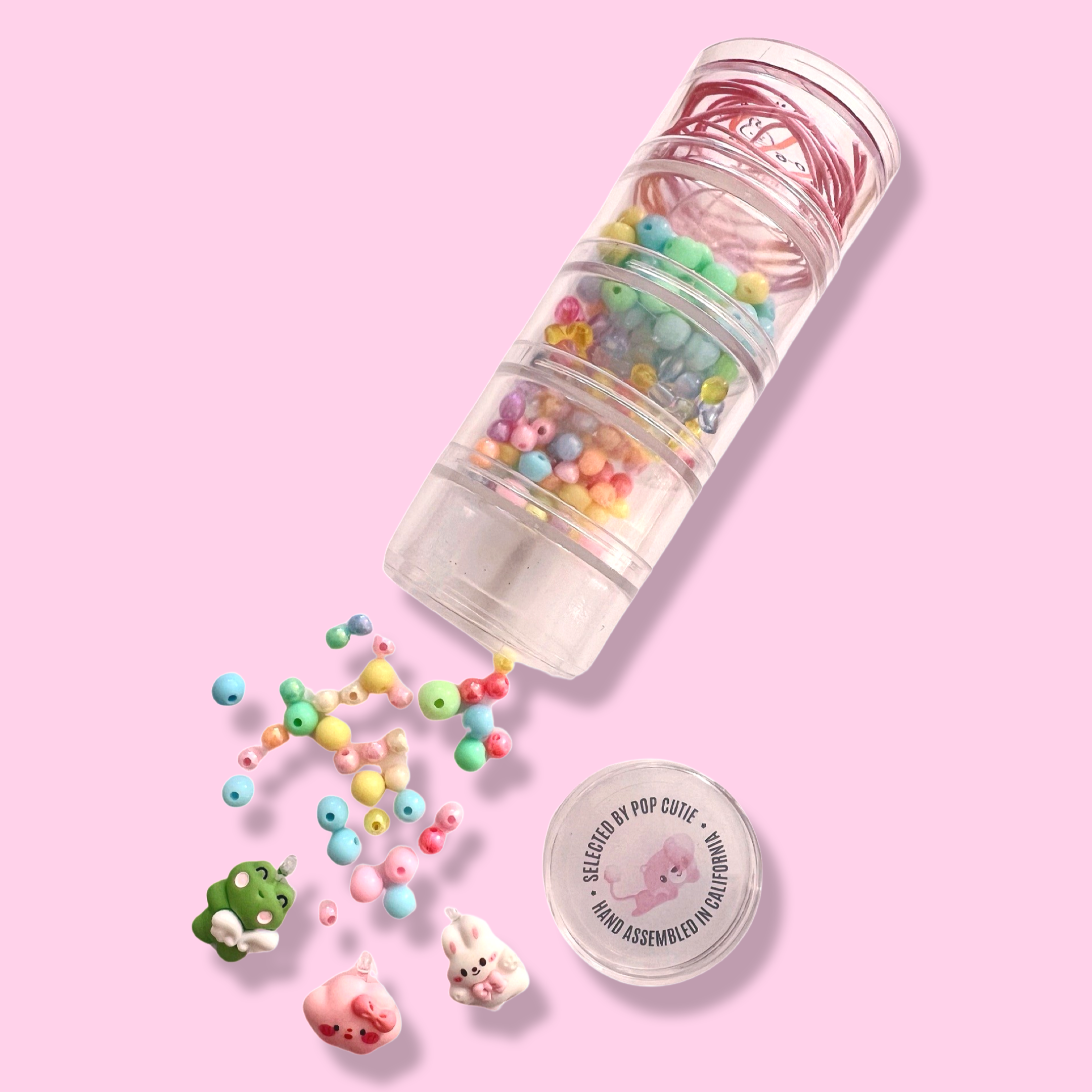 Pop Cutie Accessories & Gifts – wholesale DIY Jewellery – Child – Kawaii DeLuxe Kids DIY Necklaces Gift Set (Makes 3 pcs) Kit6