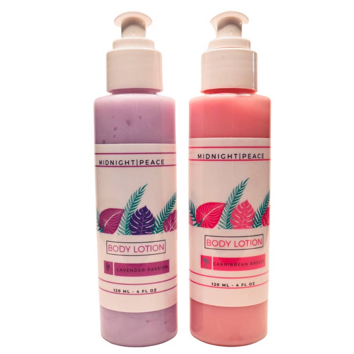 Lotion corps pour les mains aromathérapie pour la vente par Midnight | Peace