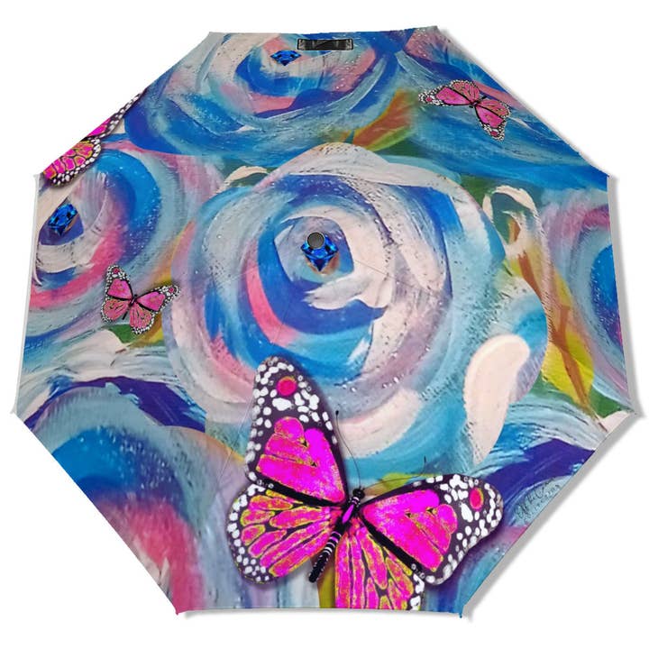 Inner Wisdom Umbrella for wholesale by Off the Canvas Collection, LLC