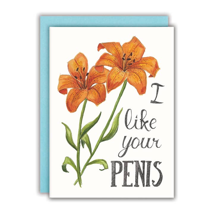 J'aime votre pénis pour la vente par Naughty Florals