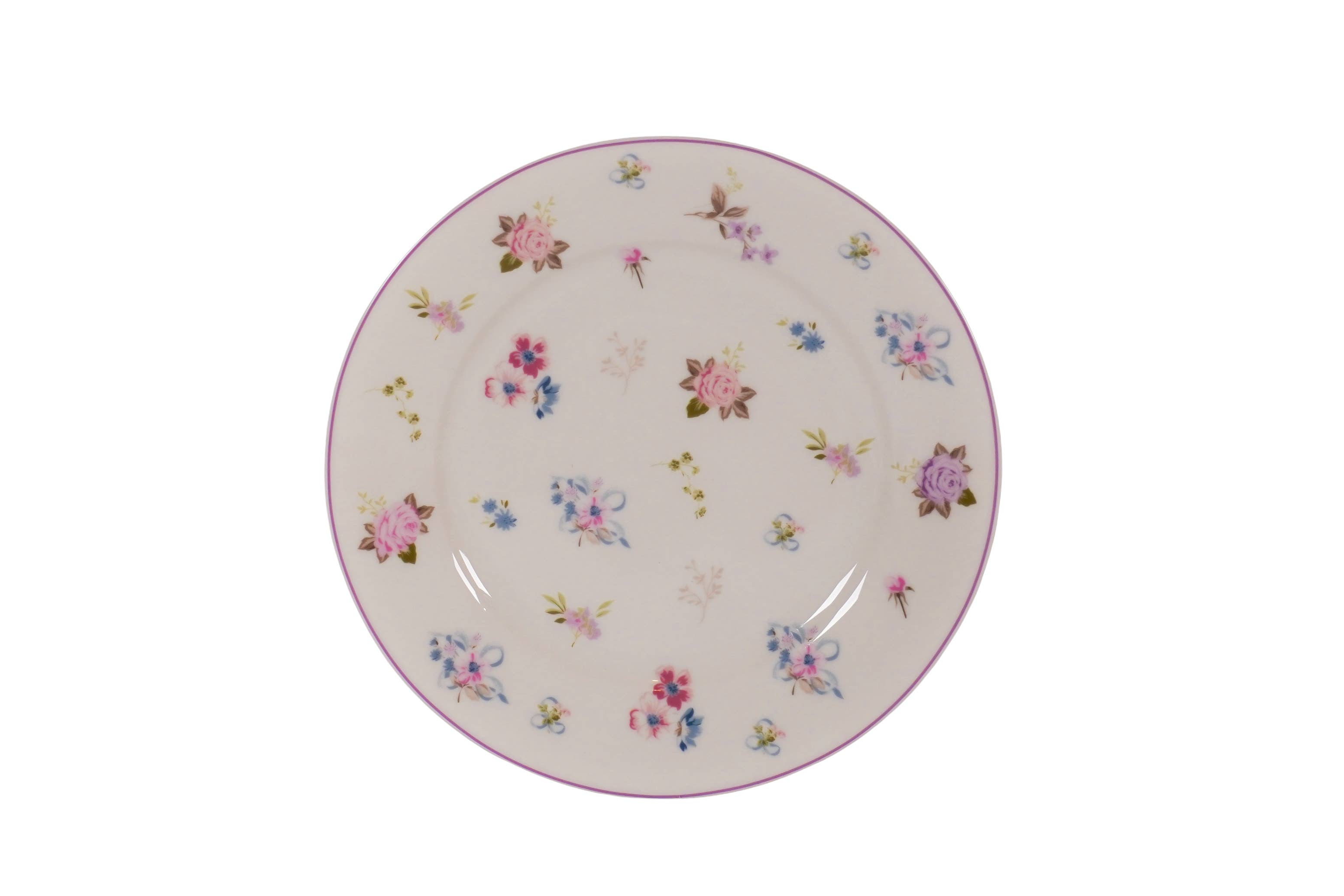 Isabelle Rose - Wholesale Dinner Plate - Porcelain dessert plate Flora 19 cm Isabelle Rose2