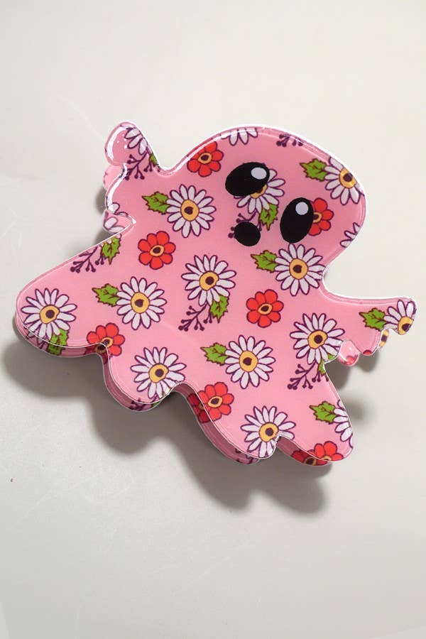 JOSSLYN by wall to wall - Wholesale Hair Clip - Women's - HALLOWEEN GHOST HAIR CLAW CLIPS | 40H8315