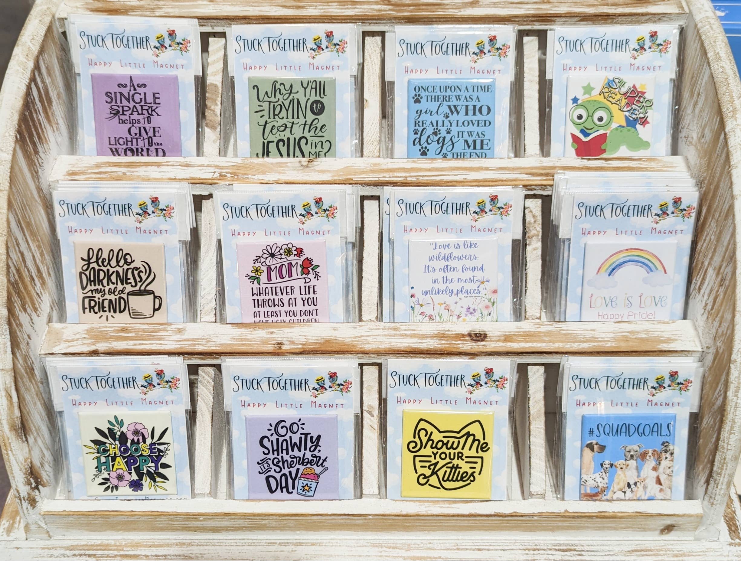 Stuck Together Magnets - Wholesale Magnet - Happy Little Magnet - Always Bee Kind4