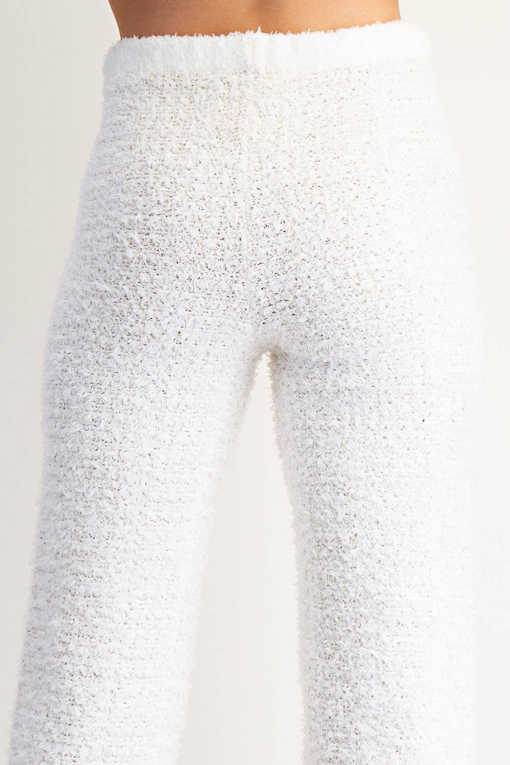 Edit by Nine – Engroshandel Bukser - Dame – Højtaljede Lurex Sweater Bukser med Lige Ben11