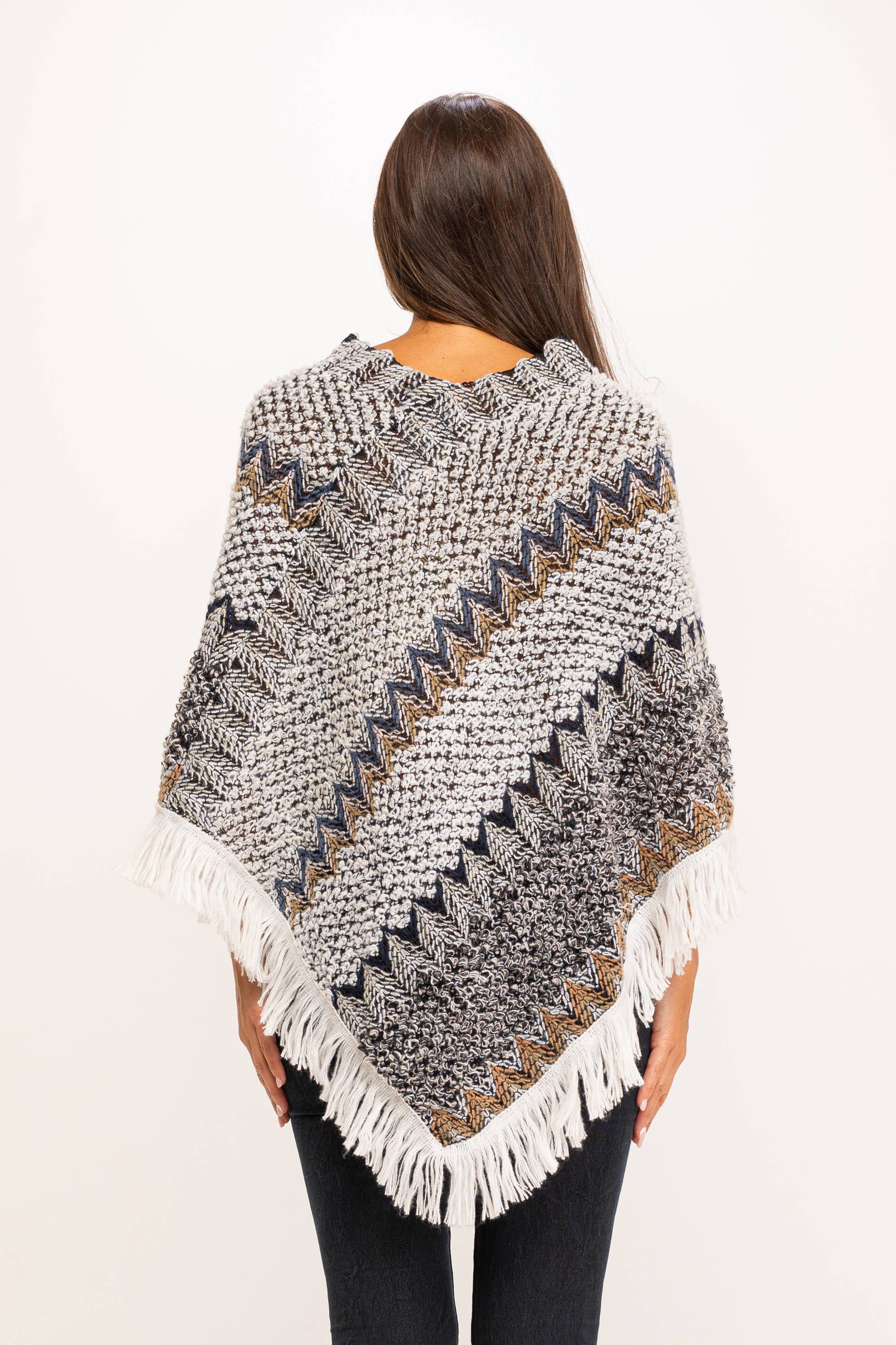Beige Poncho HH1098PO de venta al por mayor en Faire3