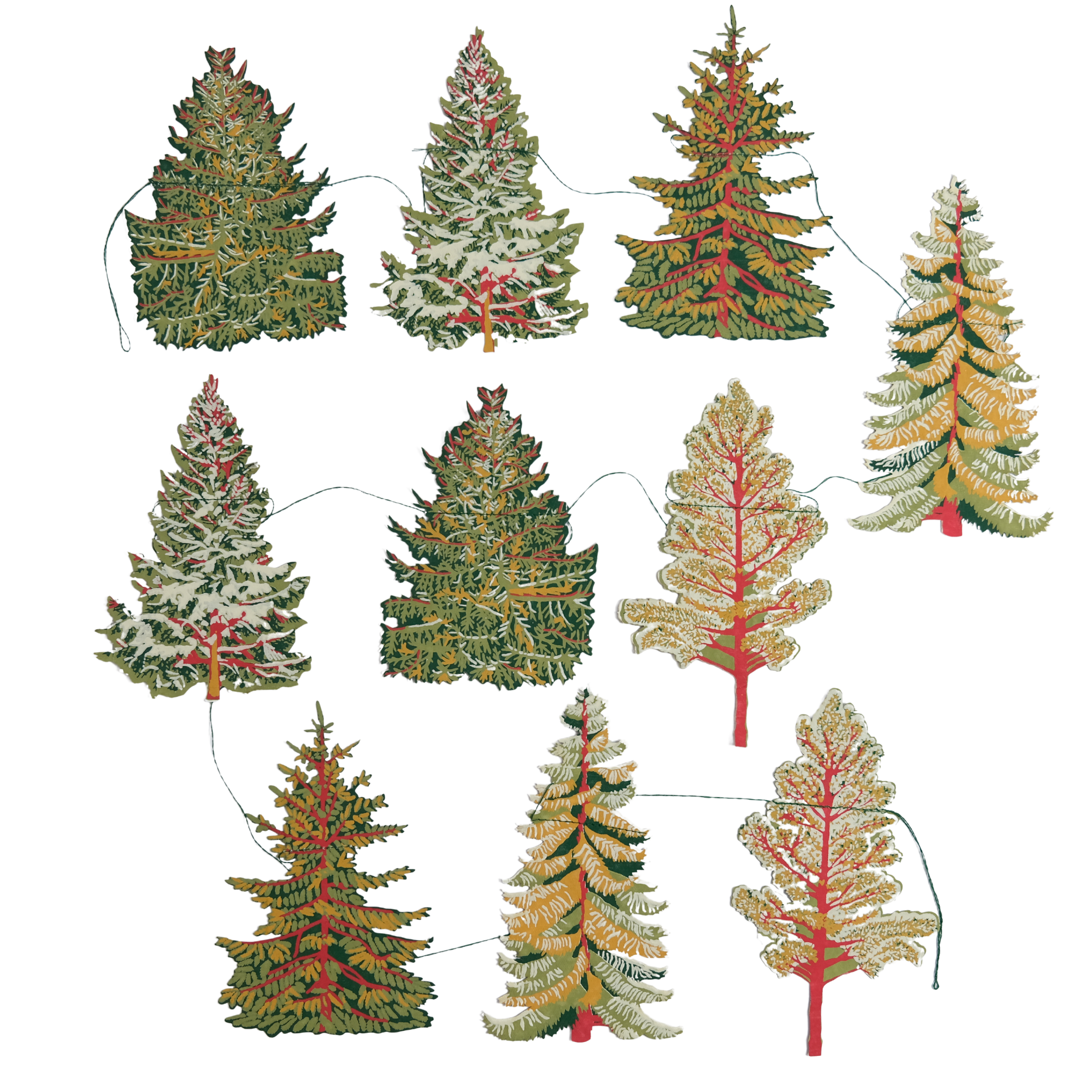 East End Press - Wholesale Bunting/Garland - Forest Sewn Garland8