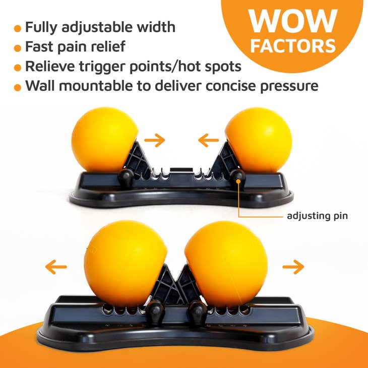 activelife Dual Pressure Point Neck Roller & Massager for Deep