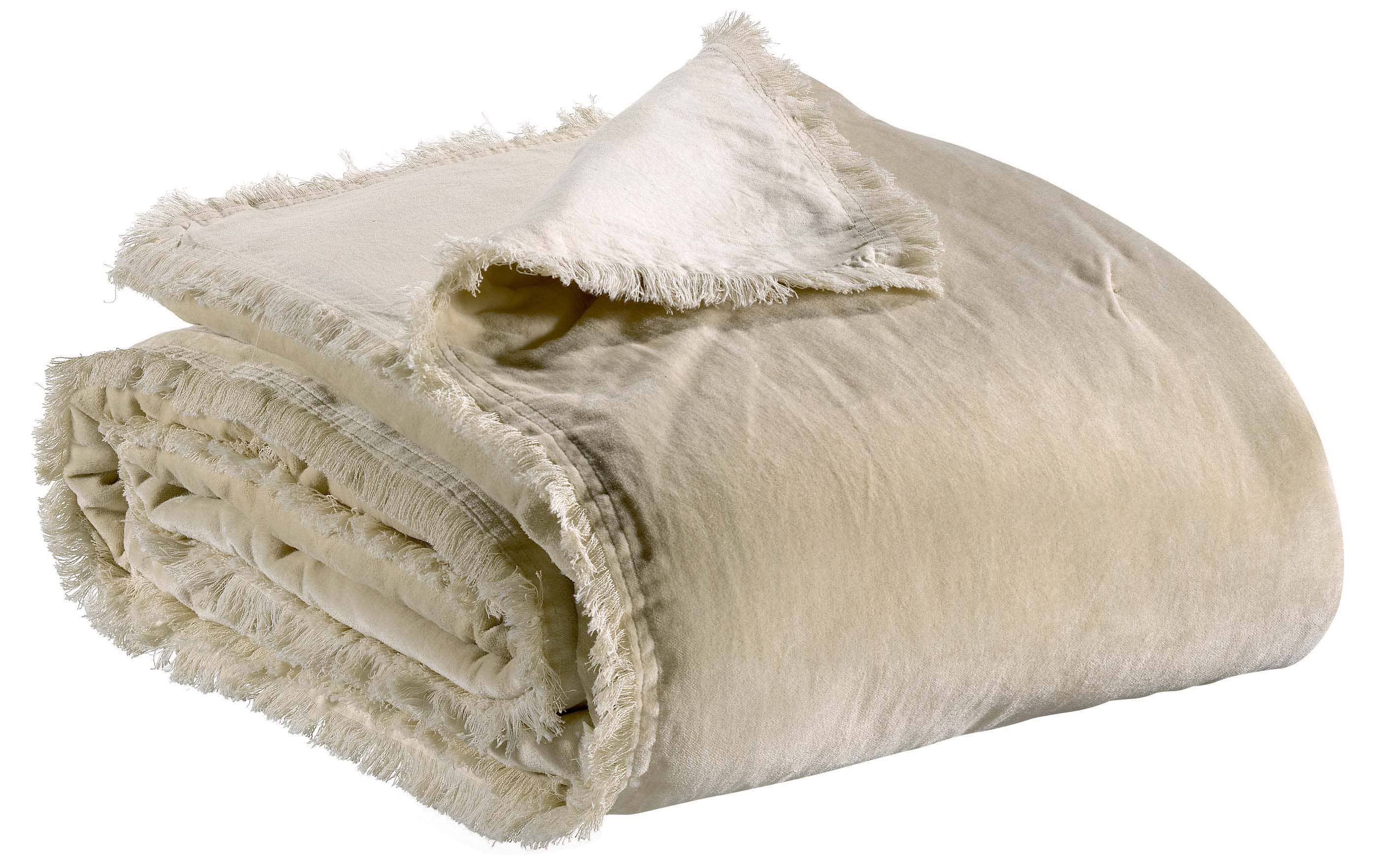 Maison Vivaraise & La Cerise sur le Gâteau - Wholesale Throw Blanket - Uni Fara Lin 260 X 260 throw0