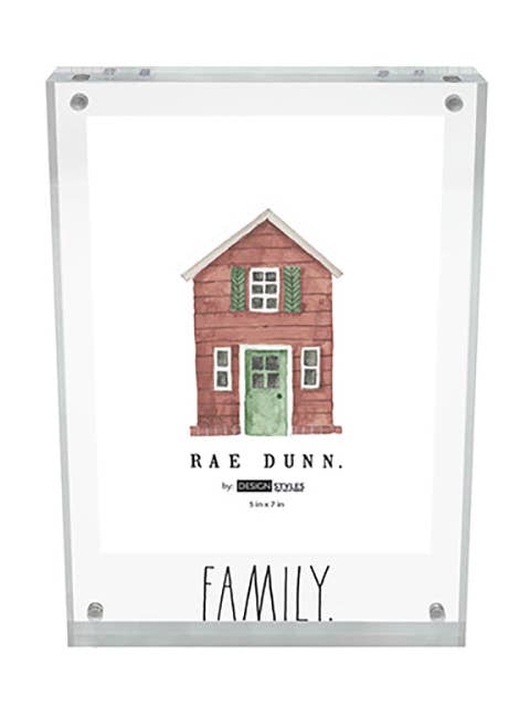 Rae Dunn „Family“ 6x9 Bilderrahmen aus Acryl für den Großhandel von DesignStyles Home