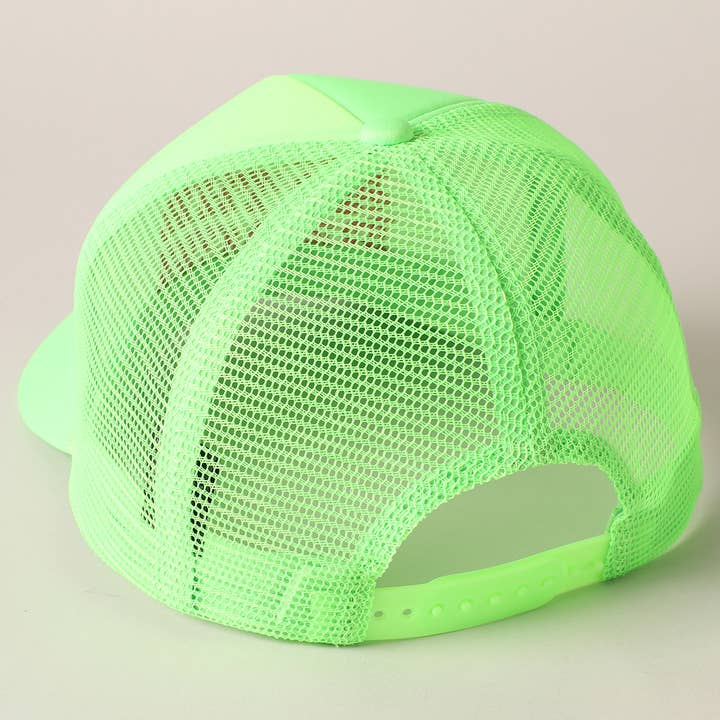 Fashion City - Vente Casquette de camionneur – femme - Casquette arrière en maille brodée Meet Me At Beach14