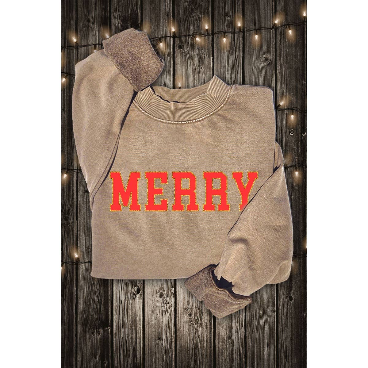 HRTandLUV - Wholesale Sweatshirt - Dames - MERRY GLITTER MINERAL GRAPHIC SWEATSHIRTS6