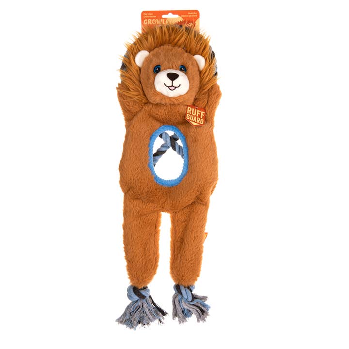 Growl Jungle Tugz Louie the Lion for wholesale by Hofman Animal Care