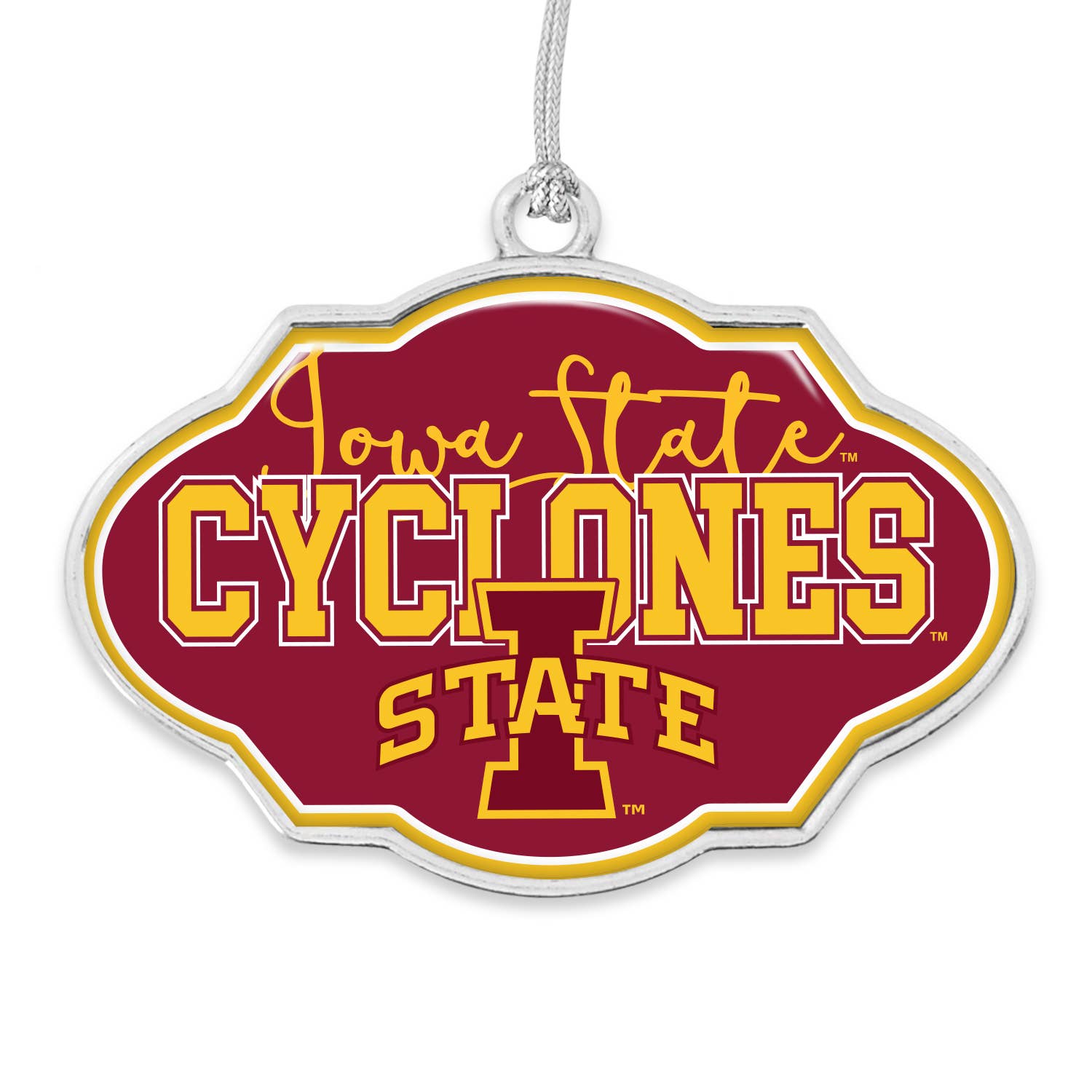 From The Heart - Wholesale Ornament - Iowa State Cyclones Frame Ornament0