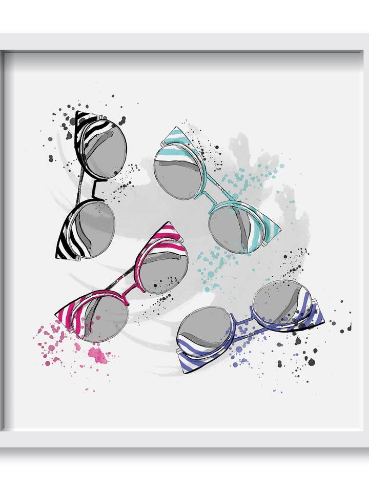 Strepen op strepen Art Print voor wholesale door Alison Gordon Studio