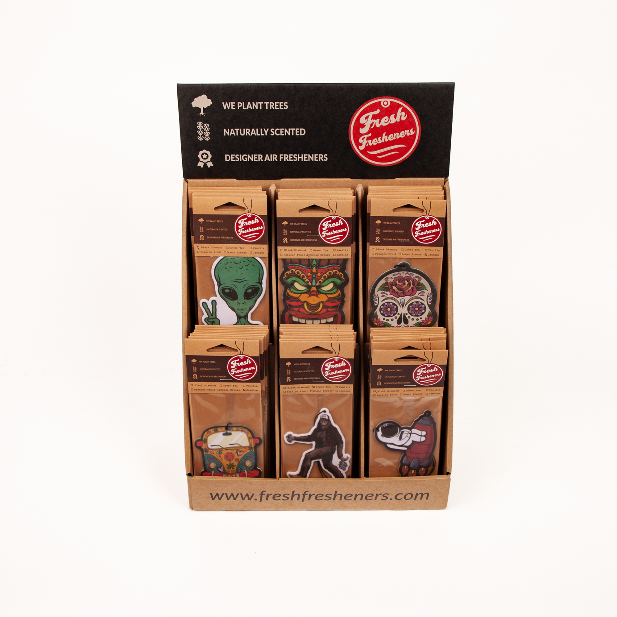 Fresh Fresheners - Vente Présentoir – maison et déco - Présentoir de comptoir vide gratuit avec l'achat de 72 unités.2