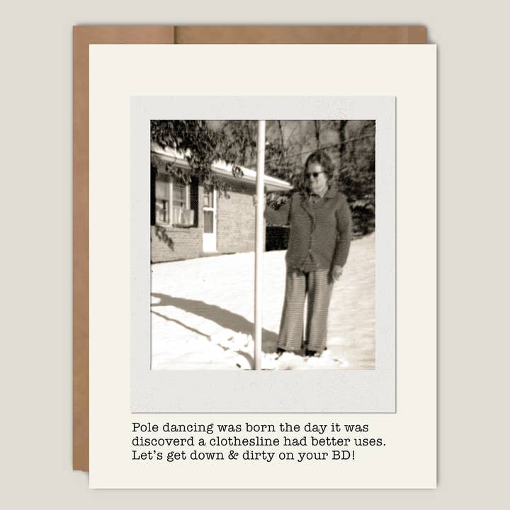 Heavenly Debbie - Wholesale Birthday Card - Funny Pole Dance - Birthday Card