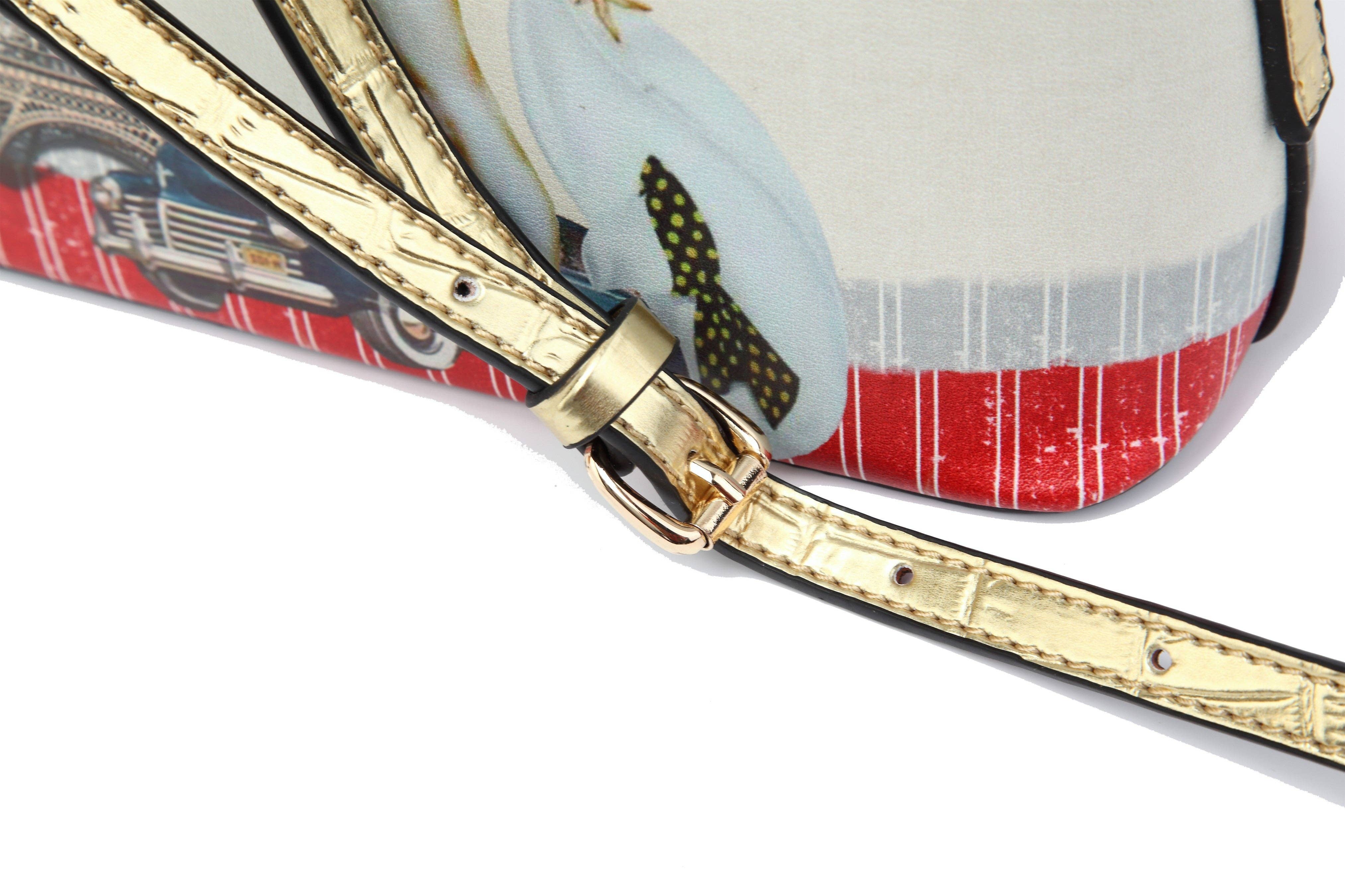 Brangio (Italy) Company Inc. - Vente Sac à bandoulière – femme - Sac bandoulière Arosa à design rétro7