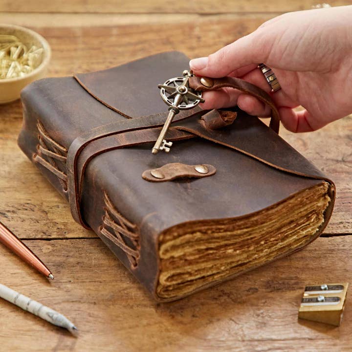 The Paper High Gift Company Limited - Wholesale Journal/Diary - Key Buffalo Leather Journal2