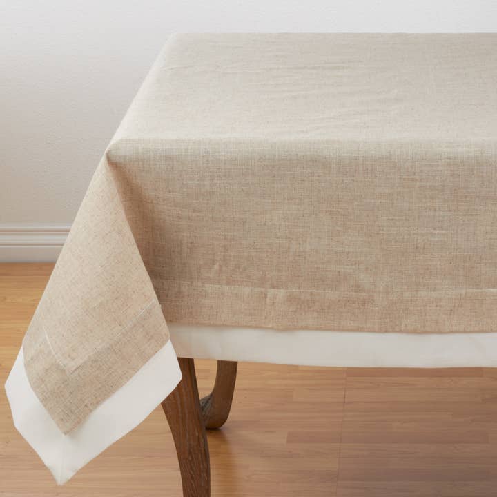 Natural Double Layer Tablecloth for wholesale on Faire3