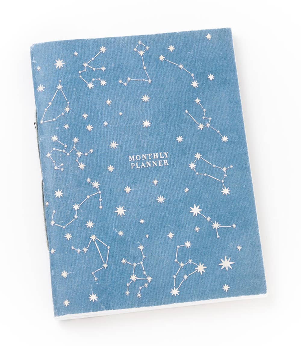 Matr Boomie Fair Trade - Vente Agendas - Agenda Jyotisha Celestial Zodiac 5x7 en papier recyclé0